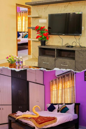 S V IDEAL HOMESTAY -2BHK SERVICE APARTMENTS-AC Bedrooms, Premium Amities, 2KM to Tiruchanoor Padmavathi Temple , 6KM to Alipiri, 24 HOURS Service BOYS Available